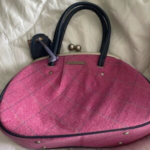 My Beloved Ness NWT Pink Plaid Purse